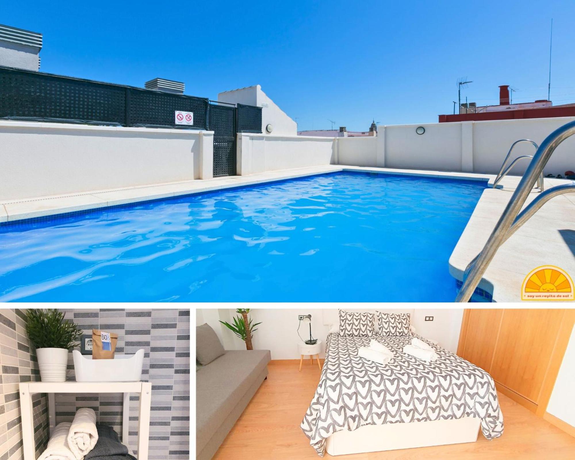 Precioso Estudio Con Piscina Málaga Eksteriør bilde